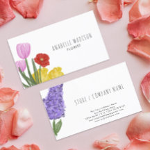 Flores autênticas desenhadas à mão em aquarela