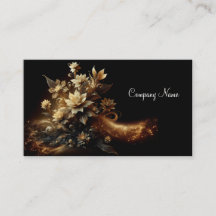 Flores brancas com Dourada brilho