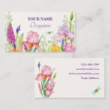 Flores de aquarela florescem