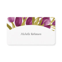 Flores de Tulipa em Aquarela Elegantes Profissiona