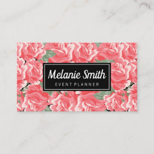 Cartão De Visita Flores Elegantes