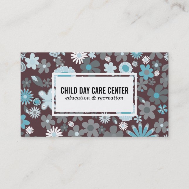 Cartão De Visita Flores III | Ilustrativo (Frente)