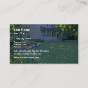 Cartão De Visita Flores Red Home no Upstate de Nova York