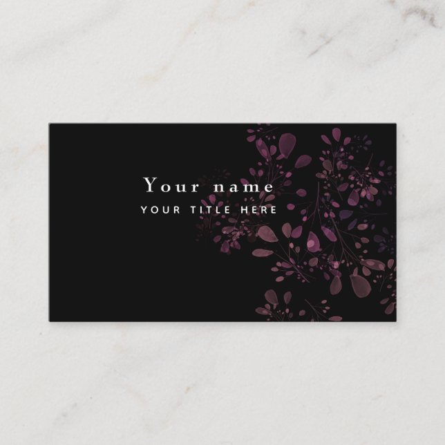 Cartão De Visita Flórida moderna (Frente)