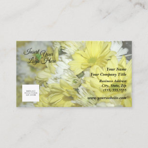 Cartão de visita Florist Yellow Daisies