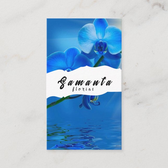 Cartão de visita florista (Frente)
