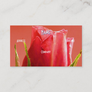 Cartão De Visita Florista - Rosa Rosa Rosa Rosa