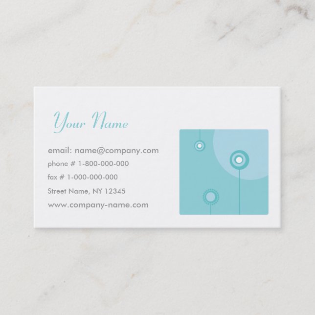 Cartão De Visita Floristics (Frente)