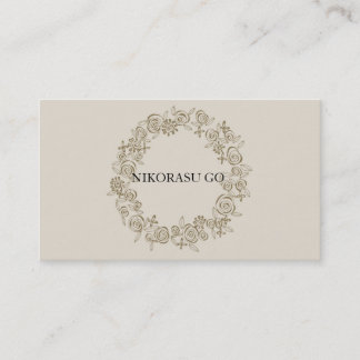 CARTÃO DE VISITA FLOWER DESIGNER