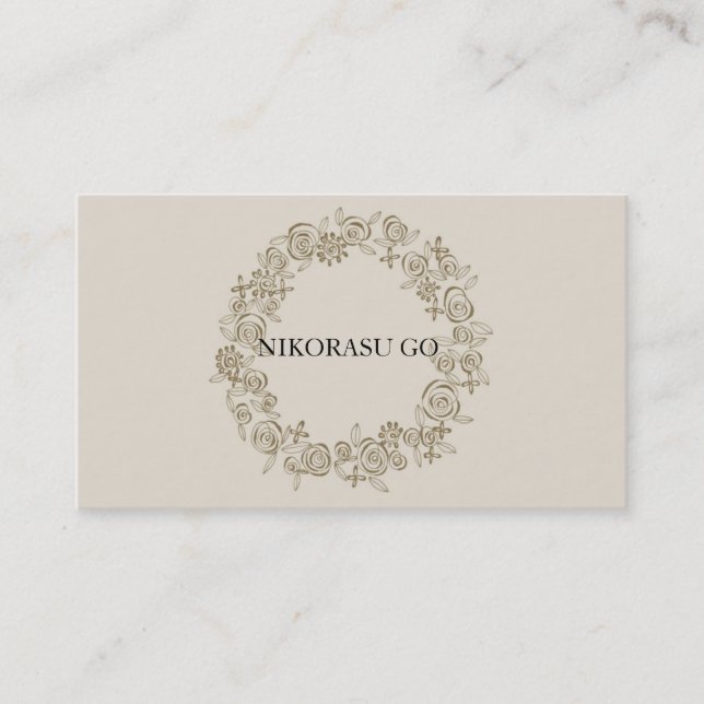 CARTÃO DE VISITA FLOWER DESIGNER (Frente)