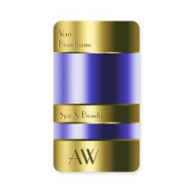 Fluidos Azuis Ópticos de Vidro Dourado Elegante Mo