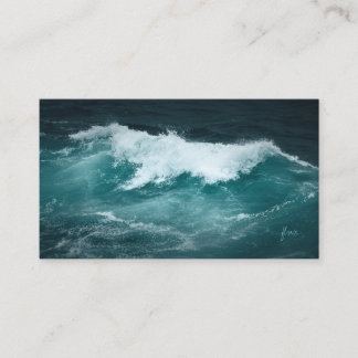 Cartão De Visita Fluxo Design de água