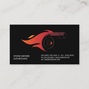 Cartão De Visita Fogo Turbo