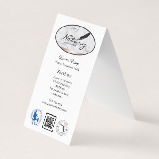 Cartão De Visita Folded Business Card