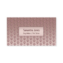 Folha de Cortes Impressos Pet Sitter Cachorro Rosa