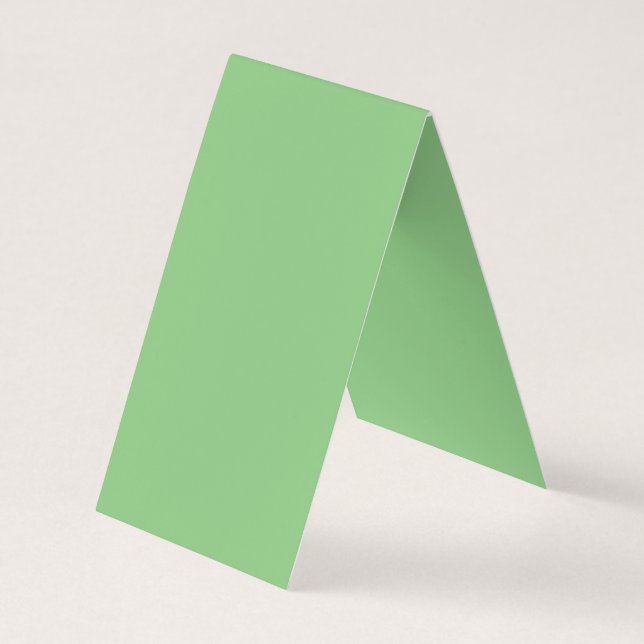 Cartão De Visita Folha de Goma,Folha Pálida,Verde Pixie, (Verso)