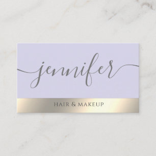 Cartão De Visita Folha de ouro profissional minimalista