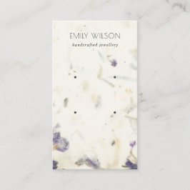 Cartão De Visita Folha de papel de mão flexível púrpura