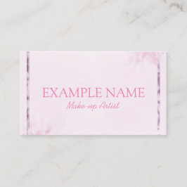 Cartão De Visita Folha Rosa Personalizada (Americana)