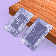 Folha roxa minimalista moderna Metálica