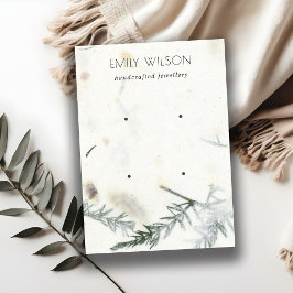 Cartão De Visita Folhagem de Papel Feita à Maneira Textura 2 Earran