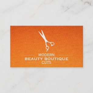 Cartão De Visita Folhas com Gradiente Têxtil de Divisores