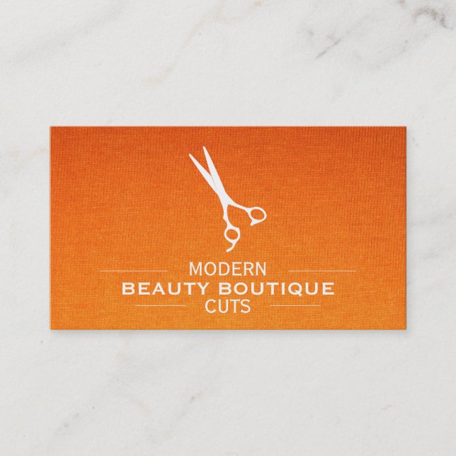 Cartão De Visita Folhas com Gradiente Têxtil de Divisores (Frente)