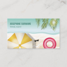Folhas de Palmeira Tropicais Agente de Viagens Pra