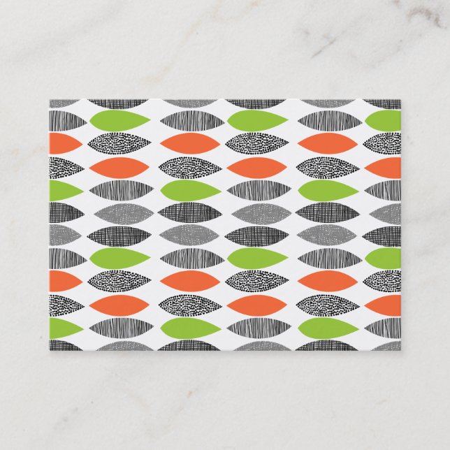 Cartão De Visita Folhas Texturizadas 02 (Frente)