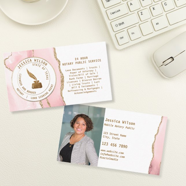 Cartão De Visita Folheto de Fotografias de Assinatura de Empréstimo (Criador carregado)