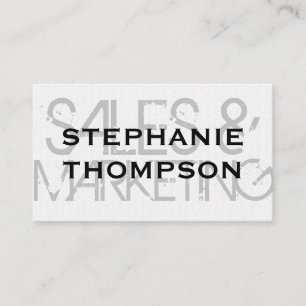 Cartão De Visita Fonte Grunge Moderna com Padrão Wavy