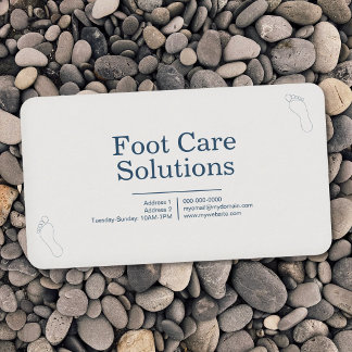 Cartão De Visita Foot Care Solutions