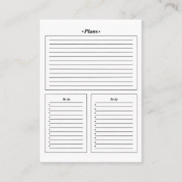 Cartão De Visita forma, planos, o que fazer, o que comprar