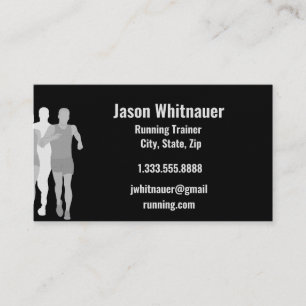 Cartão De Visita Formador em execução ou pessoal, instrutor de Malh