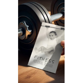 Cartão De Visita Formador Pessoal de Malhação Adorável para Bebês P