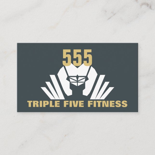 Cartão De Visita Formador pessoal/GYM/MALHAÇÃO (Frente)