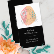 Formas Abstratas Modernas Boho Laranja Rosa Mulher