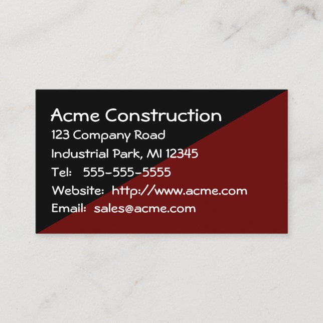 Cartão De Visita Forte Masculina Sem Amigos Castanho e Planície Neg (Frente)