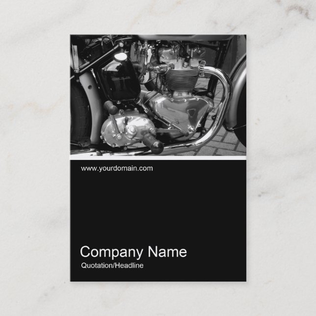 Cartão De Visita Foto 052 de Half&Half - motor clássico do (Frente)