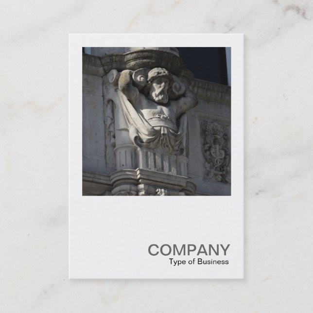 Cartão De Visita Foto ao quadrado 0466 - Detalhes da arquitetura (Frente)