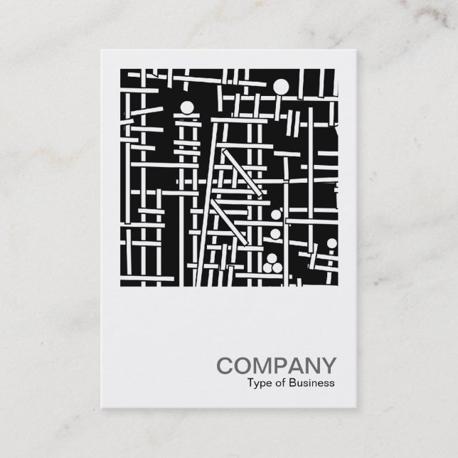 Cartão De Visita Foto ao quadrado 081 - Odd Ball Structure (Estrutu (Frente)