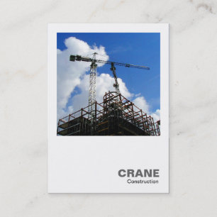 Cartão De Visita Foto ao quadrado - gruas de torre