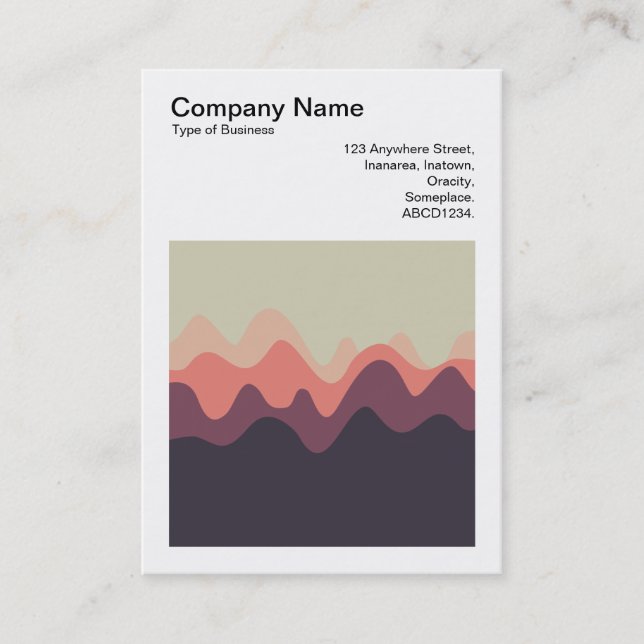 Cartão De Visita Foto ao quadrado (v3) - Esboço de som 01 (Frente)