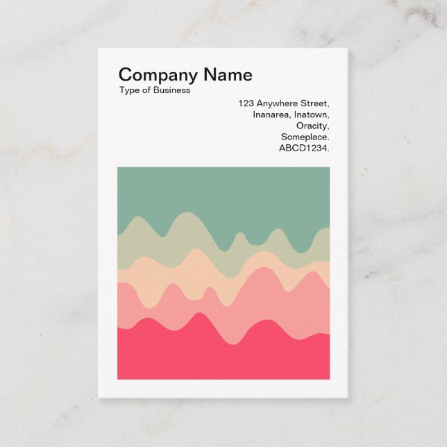 Cartão De Visita Foto ao quadrado (v3) - Esboço de som 04 (Frente)