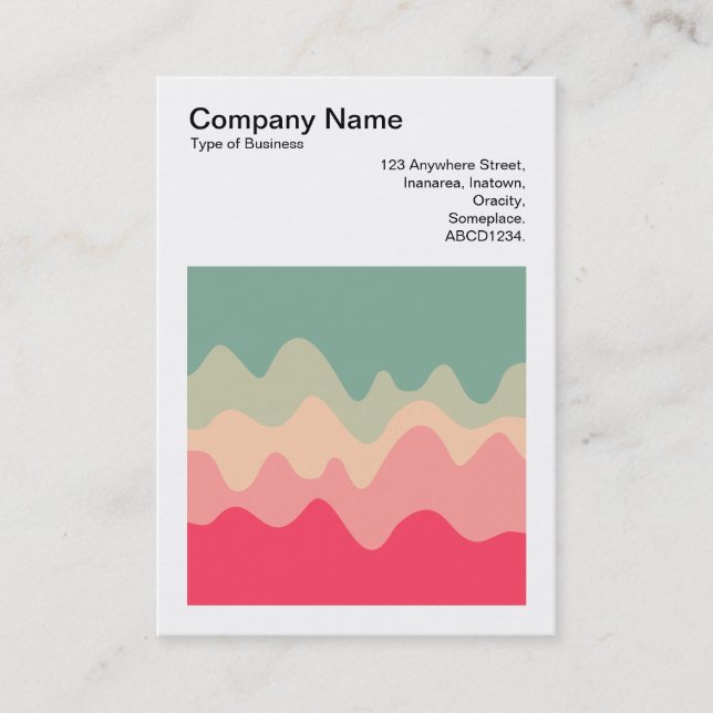 Cartão De Visita Foto ao quadrado (v3) - Esboço de som 04 (Frente)