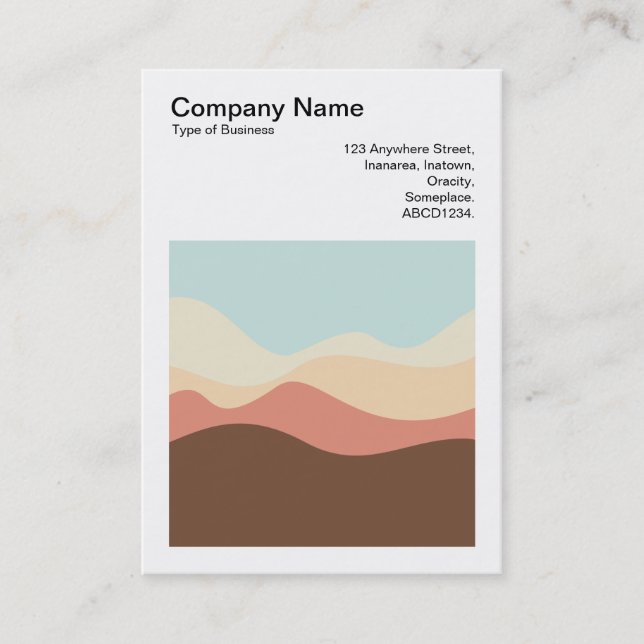 Cartão De Visita Foto ao quadrado (v3) - Esboço de som 07 (Frente)