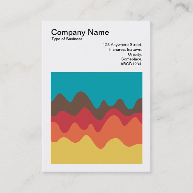 Cartão De Visita Foto ao quadrado (v3) - Esboço de som 08 (Frente)