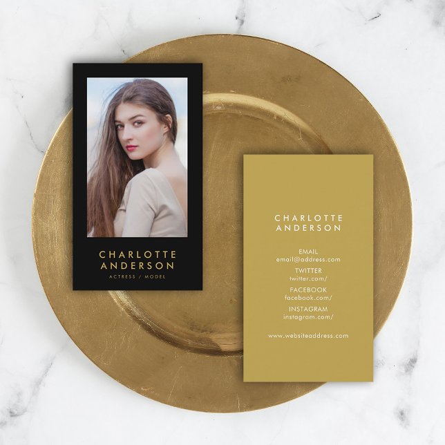 Cartão De Visita Foto de Captura de Cabeçalho do Perfil de Cor de F (Criador carregado)