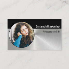 Cartão De Visita Foto de Oval Personalizada de Segurança Pessoal Pr