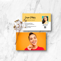 Foto do Código QR Amarelo Suave de Conexão do vamo